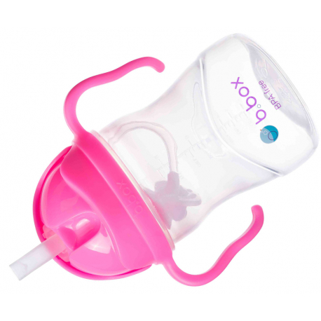 Εκπαιδευτικό κύπελλο B.box με καλαμάκι Sippy Cup Pink Pomegranate 240ml