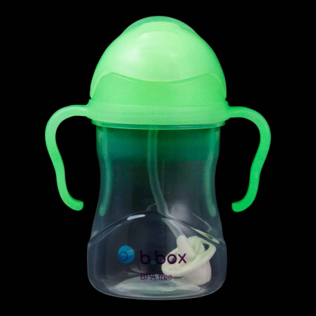 Εκπαιδευτικό κύπελλο B.box με καλαμάκι Sippy Cup Glow in the Dark 240ml