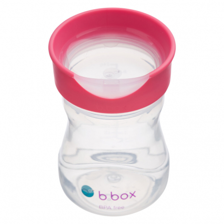 Κύπελλο με εκπαιδευτικό χείλος B.box Training Rim Cup Rasberry 240ml