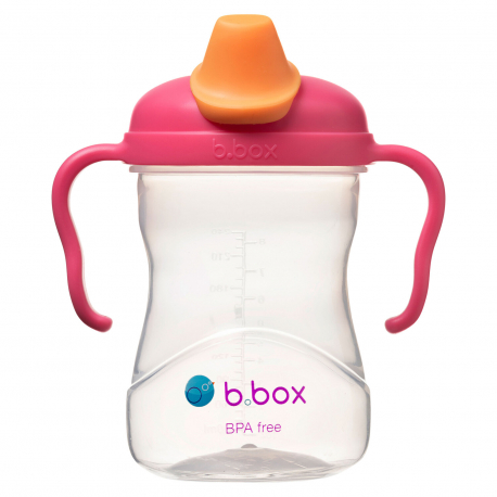 Κύπελλο με στόμιο σιλικόνης B.box Spout Cup Rasberry 240ml