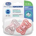 Πιπίλα Chicco PhysioForma Light Ροζ 6-16m, σετ των 2