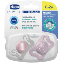 Πιπίλα Chicco PhysioForma Micro Ροζ 0-2m, σετ των 2