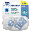 Πιπίλα Chicco PhysioForma Micro Σιέλ 0-2m, σετ των 2