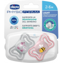 Πιπίλα Chicco PhysioForma Light Ροζ 2-6m, σετ των 2