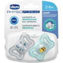 Πιπίλα Chicco PhysioForma Light Σιέλ 2-6m, σετ των 2