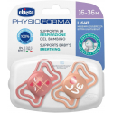 Πιπίλα Chicco PhysioForma Light Ροζ 16-36m, σετ των 2