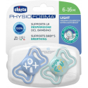 Πιπίλα Chicco PhysioForma Light Σιέλ 6-16m, σετ των 2