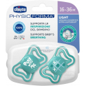 Πιπίλα Chicco PhysioForma Light Σιέλ 16-36m, σετ των 2