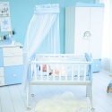 Λίκνο Lorelli® First Dreams New White - Baby Blue