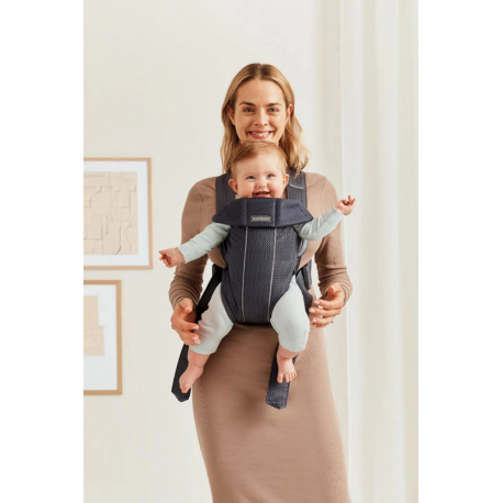 Μάρσιπος Babybjorn Mini 3D Mesh Anthracite