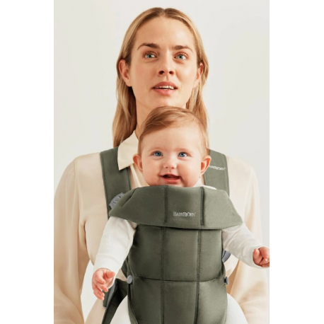 Μάρσιπος Babybjorn Mini Woven Dark green