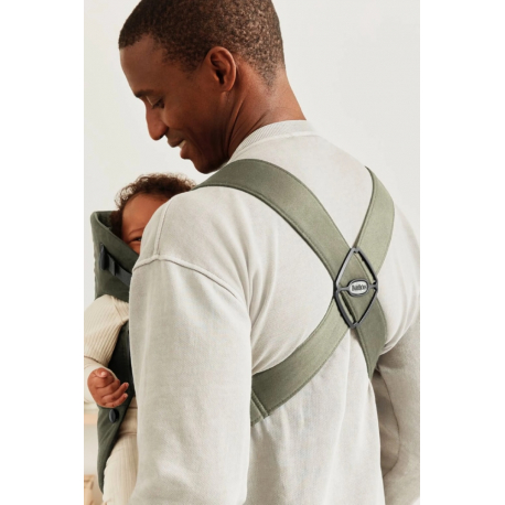 Μάρσιπος Babybjorn Mini Woven Dark green