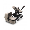 Καρότσι και port-bebe Bugaboo Fox 5 Complete Black - Desert Taupe