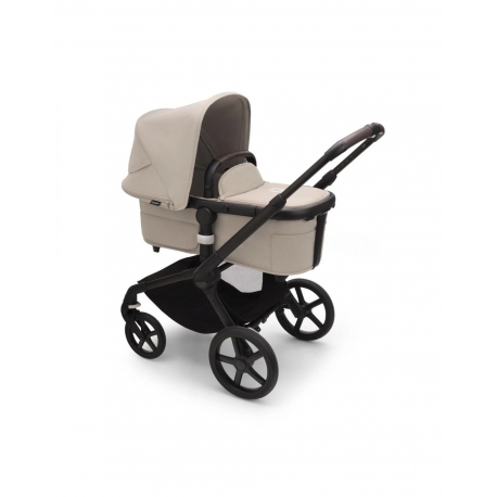 Καρότσι και port-bebe Bugaboo Fox 5 Complete Black - Desert Taupe