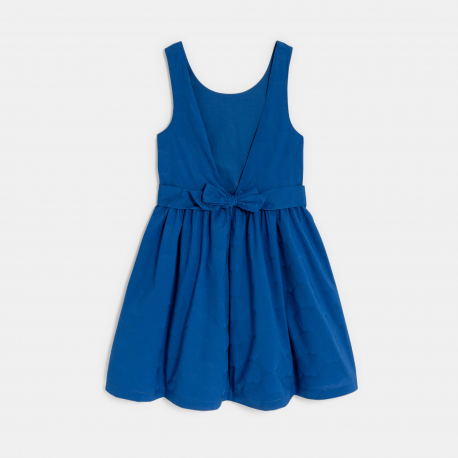 Okaidi Φόρεμα για επίσημες περιστάσεις μονόχρωμο μπλε για κορίτσια