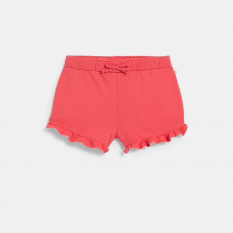 Obaibi Short en molleton leger bleu bebe fille