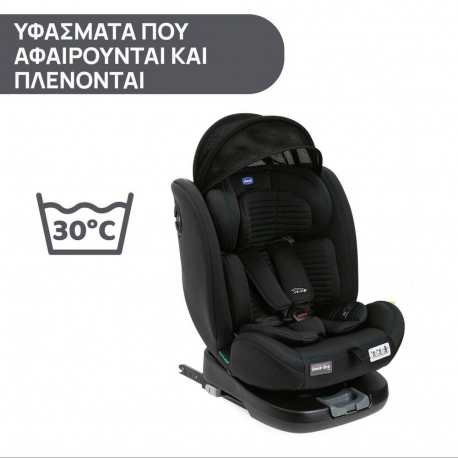 Κάθισμα αυτοκινήτου Chicco Unico Evo i-Size Air Black 40-150 cm