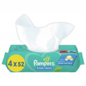 Μωρομάντηλα Pampers® Fresh Clean 2+2 Δώρο πακέτα των 52 τεμαχίων