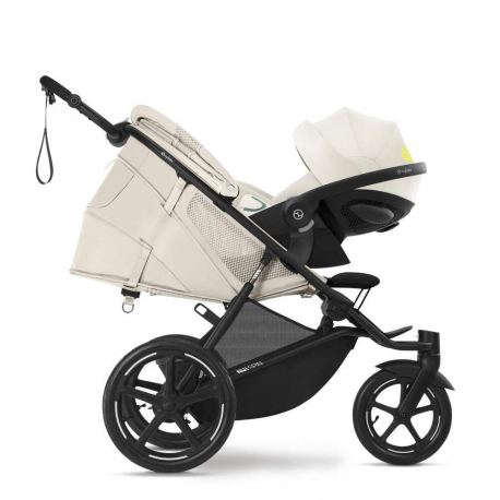 Καρότσι Cybex Gold Avi Spin Black - Seashel Beige