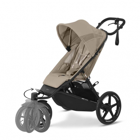 Καρότσι Cybex Gold Avi Spin Black - Almond Beige