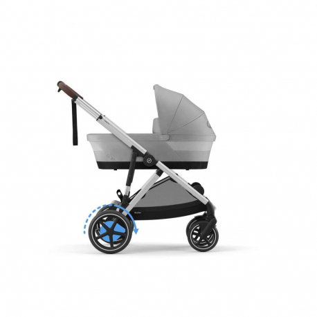 Καρότσι Cybex Gold eGazelle S Silver - Stone Grey