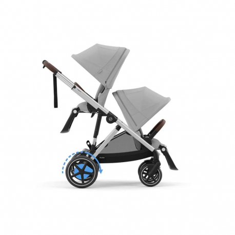 Καρότσι Cybex Gold eGazelle S Silver - Stone Grey