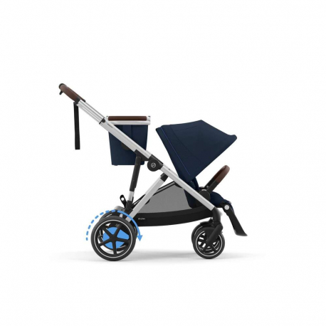 Καρότσι Cybex Gold eGazelle S Silver - Ocean Blue