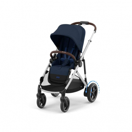 Καρότσι Cybex Gold eGazelle S Silver - Ocean Blue