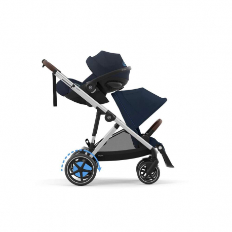 Καρότσι Cybex Gold eGazelle S Silver - Ocean Blue