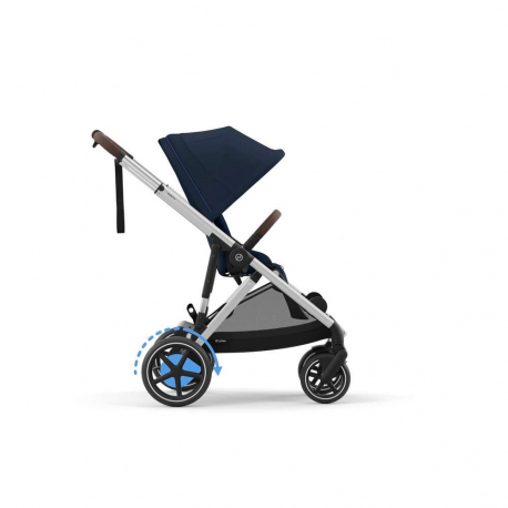 Καρότσι Cybex Gold eGazelle S Silver - Ocean Blue