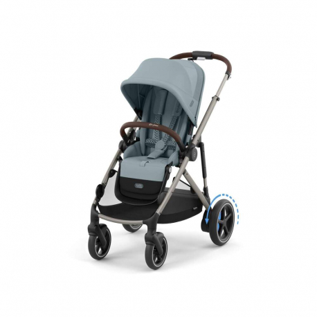 Καρότσι Cybex Gold eGazelle S Taupe - Stormy Blue