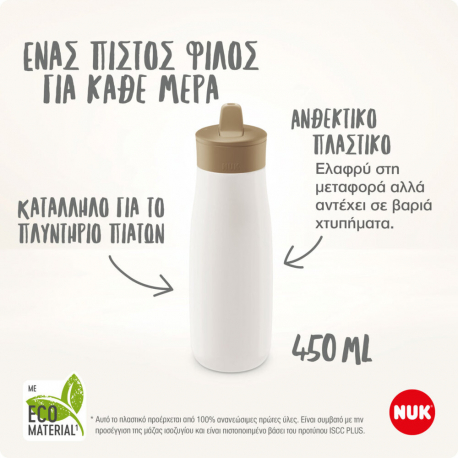 Παγουράκι Nuk® Mini-Me Flip PP 450ml Σιέλ