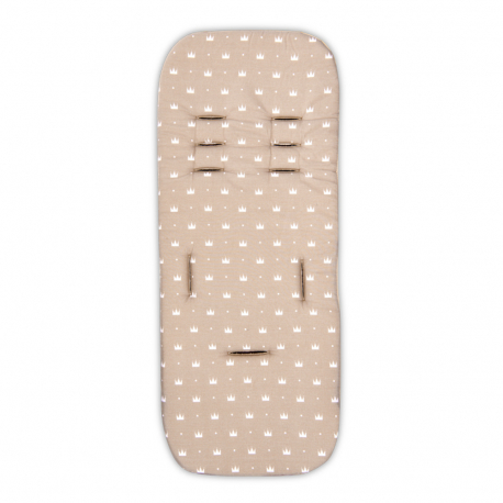 Στρώμα καροτσιού Lorelli® Cosy Travel Memory Mat Crowns Latte