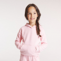 Okaidi Φούτερ πουλόβερ με κουκούλα απαλό ροζ για κορίτσια