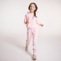 Okaidi Φούτερ πουλόβερ με κουκούλα απαλό ροζ για κορίτσια