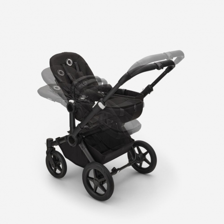 Καρότσι και port-bebe Bugaboo Donkey5 Mono Complete Black - Desert Taupe