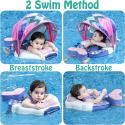 Φουσκωτό Σωσίβιο για Μωρά Mambobaby Blue Colorfish 3-24 μηνών