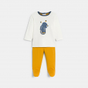 Obaibi Pyjama jersey cirque jaune bebe garcon