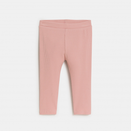 Obaibi Pull fleuri molleton et legging rose bebe fille